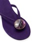 细节 - 点击放大 - CHRISTOPHER ESBER - Aura Quartz Leather Flip Flop