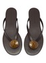 细节 - 点击放大 - CHRISTOPHER ESBER - Aura Quartz Leather Flip Flop