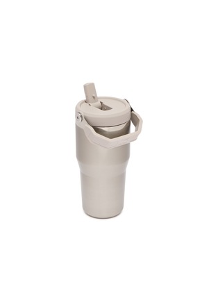 细节 –点击放大 - STANLEY - The IceFlow™ Flip Straw 2.0 Tumbler 20oz — Stainless Steel Ash