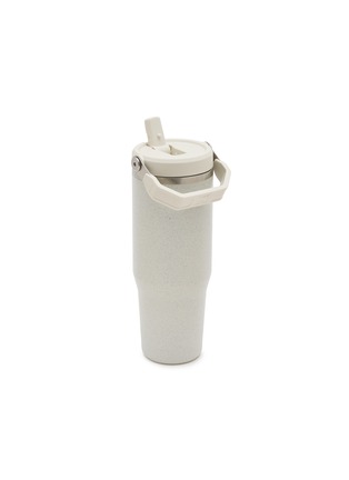 细节 –点击放大 - STANLEY - The IceFlow™ Flip Straw 2.0 Tumbler 30oz — Pale Stone Speckle