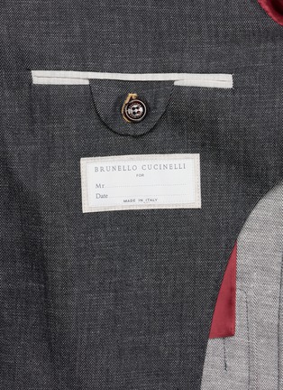  - BRUNELLO CUCINELLI - 枪驳领牛仔西装外套