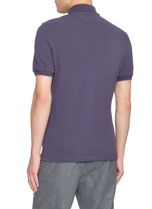 背面 - 点击放大 - BRUNELLO CUCINELLI - 刺绣标识短袖 Polo 衫