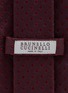 细节 - 点击放大 - BRUNELLO CUCINELLI - Embroidered Pattern Silk Tie
