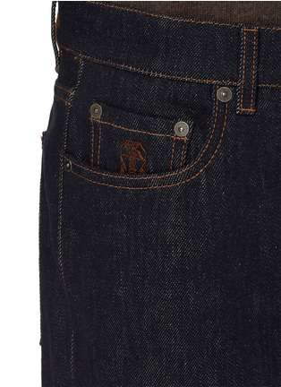  - BRUNELLO CUCINELLI - 原色直筒牛仔长裤