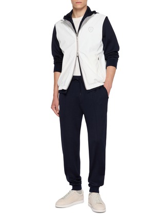 模特儿示范图 - 点击放大 - BRUNELLO CUCINELLI - Drawstring Waistband Sweatpants