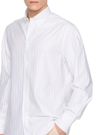  - BRUNELLO CUCINELLI - 尖领条纹衬衫