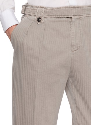  - BRUNELLO CUCINELLI - 双褶锥形长裤