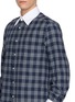  - BRUNELLO CUCINELLI - 格纹假两件长袖衬衫