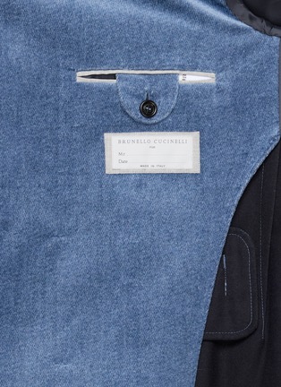  - BRUNELLO CUCINELLI - 双排扣枪驳领贴袋西装外套