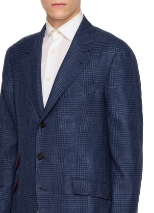  - BRUNELLO CUCINELLI - 格纹平驳领西装外套
