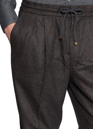  - BRUNELLO CUCINELLI - 抽绳直筒长裤