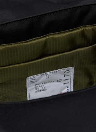 细节 - 点击放大 - SACAI - POCKET 帆布尼龙拼接单肩包