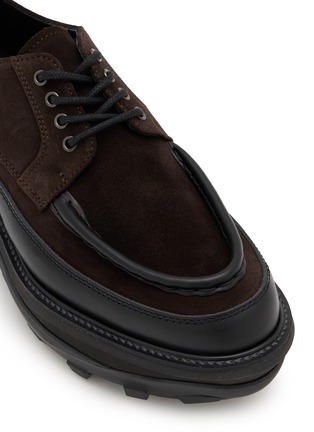 细节 - 点击放大 - SACAI SHOES - U-tip Derby Shoes