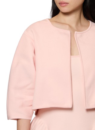  - PEPA POMBO - Isla Open Front Knit Denim Jacket