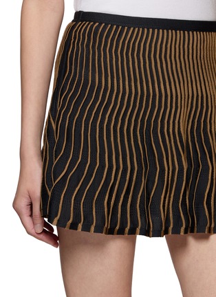  - PEPA POMBO - Reed Striped Knit Skirt