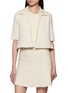 首图 - 点击放大 - PEPA POMBO - Coral Bias Knit Open Front Jacket
