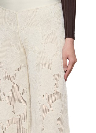  - PEPA POMBO - Eolia Floral Knit Wide Leg Pants