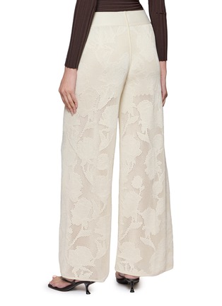 背面 - 点击放大 - PEPA POMBO - Eolia Floral Knit Wide Leg Pants
