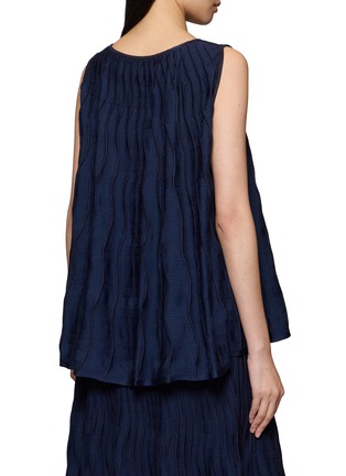 背面 - 点击放大 - PEPA POMBO - Azul Sleeveless Textured Knit Top