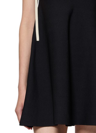  - PEPA POMBO - Veil Contrast Strap Knit Mini Dress