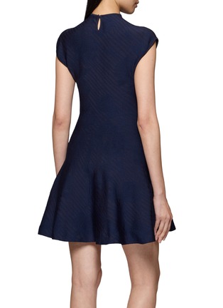 背面 - 点击放大 - PEPA POMBO - Mariner Mock Neck Knit Mini Dress