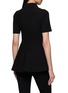 背面 - 点击放大 - PEPA POMBO - Nord Short Sleeve Flared Knit Blouse