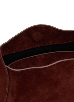 细节 - 点击放大 - ANN DEMEULEMEESTER - Small Henna Suede Shoulder Bag