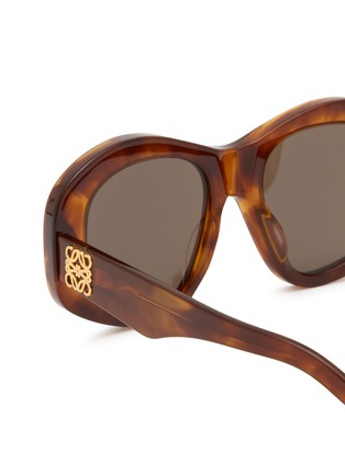 细节 - 点击放大 - LOEWE - Anagram Acetate Round Sunglasses
