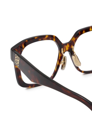 细节 - 点击放大 - LOEWE - Anagram Acetate Square Optical Glasses