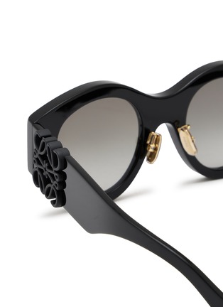 细节 - 点击放大 - LOEWE - Anagram Acetate Round Sunglasses
