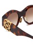 细节 - 点击放大 - LOEWE - Anagram Acetate Round Sunglasses