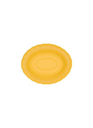细节 –点击放大 - ROGER ORFÈVRE - Large Oval Bread Basket — Pollen Yellow