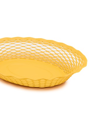 细节 –点击放大 - ROGER ORFÈVRE - Large Oval Bread Basket — Pollen Yellow