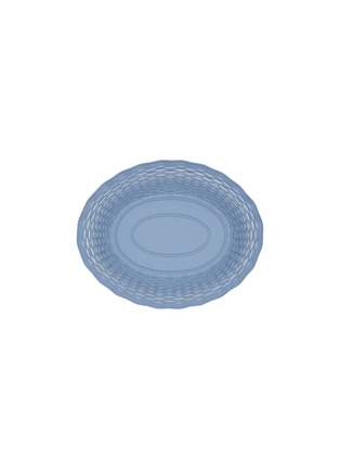 细节 –点击放大 - ROGER ORFÈVRE - Large Oval Bread Basket — Pastel Blue