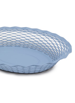 细节 –点击放大 - ROGER ORFÈVRE - Large Oval Bread Basket — Pastel Blue