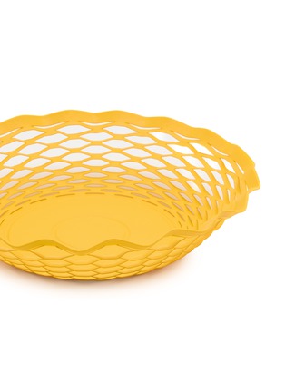 细节 –点击放大 - ROGER ORFÈVRE - Round Bread Basket — Pollen Yellow