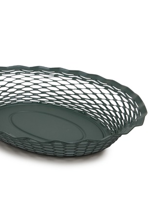 细节 –点击放大 - ROGER ORFÈVRE - Large Oval Bread Basket — Pine Green