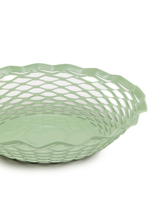 细节 –点击放大 - ROGER ORFÈVRE - Round Bread Basket — Pastel Green