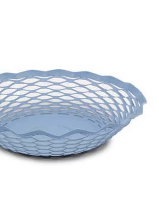 细节 –点击放大 - ROGER ORFÈVRE - Round Bread Basket — Pastel Blue