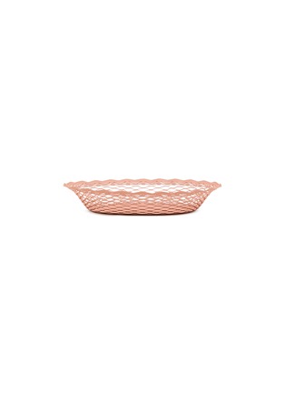 首图 –点击放大 - ROGER ORFÈVRE - Large Oval Bread Basket — Old Pink