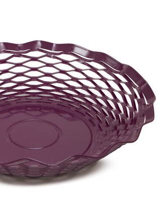 细节 –点击放大 - ROGER ORFÈVRE - Round Bread Basket — Purple