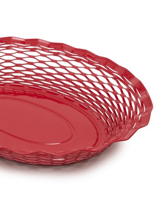 细节 –点击放大 - ROGER ORFÈVRE - Large Oval Bread Basket — Red