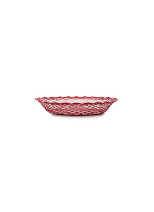 首图 –点击放大 - ROGER ORFÈVRE - Large Oval Bread Basket — Red