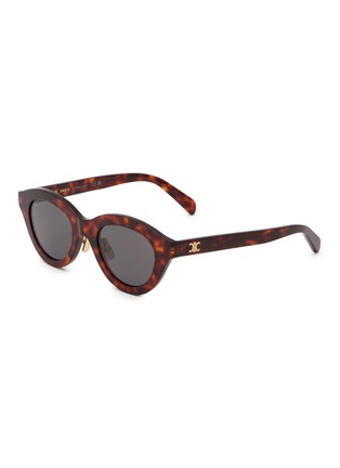 首图 - 点击放大 - CELINE - Triomphe Mini Acetate Round Sunglasses