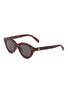 首图 - 点击放大 - CELINE - Triomphe Mini Acetate Round Sunglasses