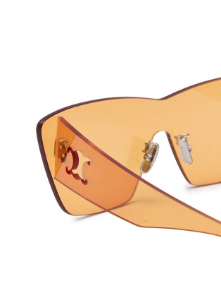 细节 - 点击放大 - CELINE - Sundown Nylon Shield Sunglasses