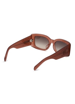 模特儿示范图 - 点击放大 - CELINE - Triomphe XL 01 Acetate Rectangular Sunglasses