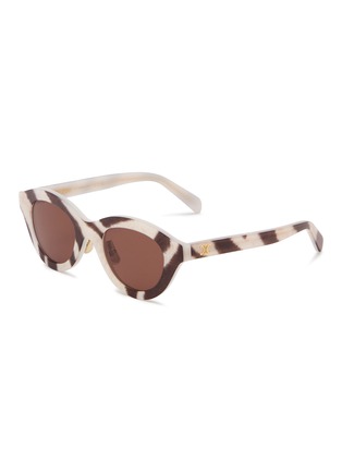 首图 - 点击放大 - CELINE - Triomphe Stamp Acetate Round Sunglasses