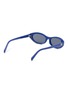 模特儿示范图 - 点击放大 - CELINE - Triomphe Mini Acetate Oval Sunglasses