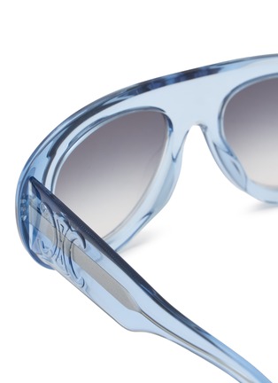 细节 - 点击放大 - CELINE - 3 Dots Acetate Round Sunglasses